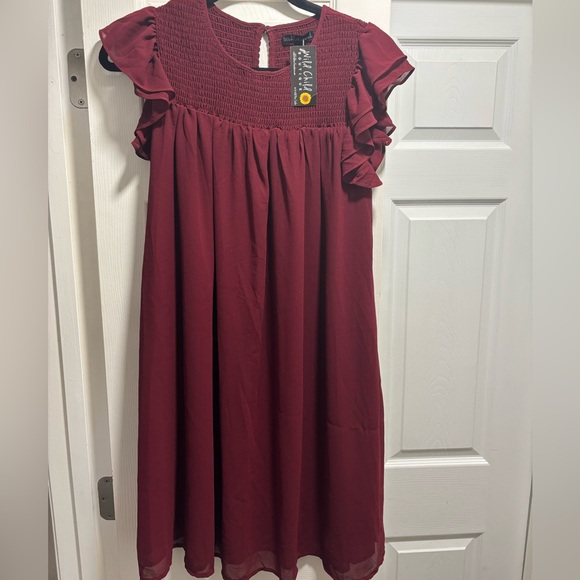 Burgundy Dress - Picture 1 of 4